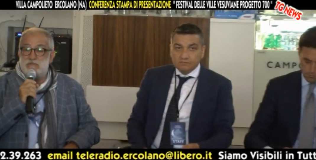 TG News 13 Luglio 2022: Villa Campolieto Conferenza Stampa Festival delle Ville Vesuviane