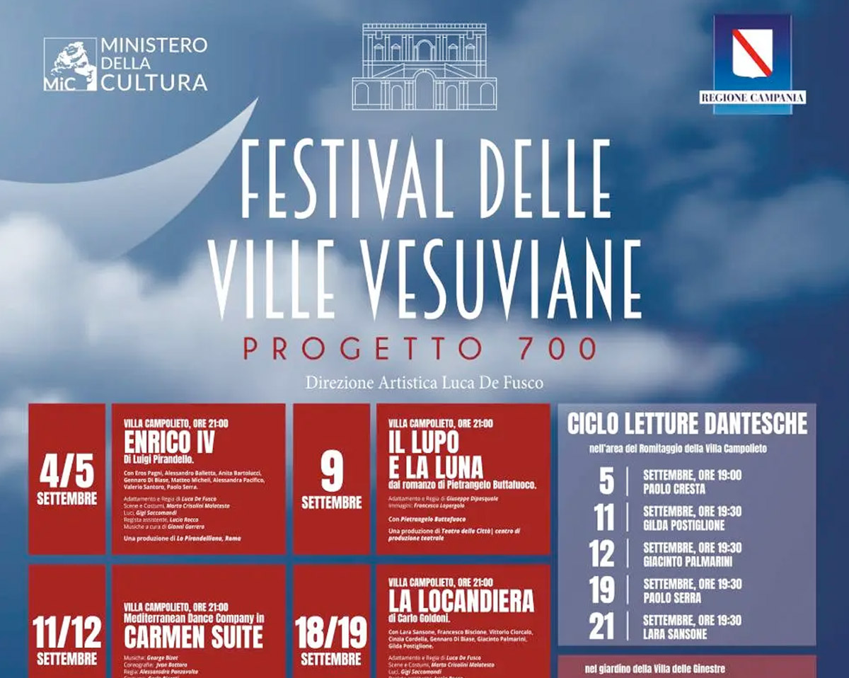 Nuova edizione del Festival delle Ville Vesuviane